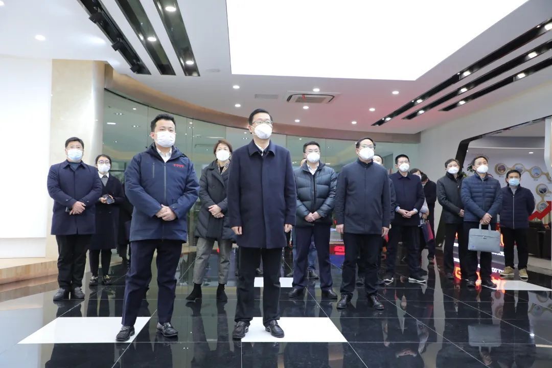 省市場(chǎng)監(jiān)管局局長(zhǎng)沈海斌一行來國茂走訪調(diào)研